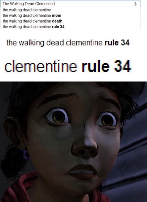 the walking dead clementine rule 34